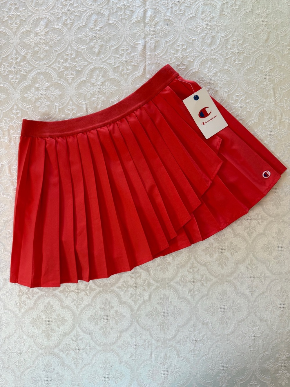 Champion Girls XL 16 Red Pleated Tennis Skort Built In Shorts NWT Athletic - Picture 4 of 11